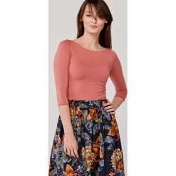 Bluzka Ribolla Light Mahogany XXS różowy. Różowe bluzki damskie Marie Zélie, s, w paski, z elastanu, bez kołnierzyka, bez rękawów. Za 127,00 zł.