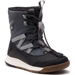 Śniegowce MERRELL - Snow Crush MK259170 Gr/Blk. Szare śniegowce chłopięce Merrell. W wyprzedaży za 189,00 zł.