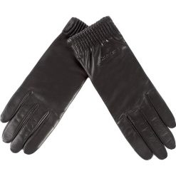 Rękawiczki damskie: Rękawiczki Damskie CALVIN KLEIN BLACK LABEL – Leather Gloves K60K603517 001