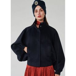 Kurtka z wełną - Czarny. Czarne kurtki damskie Reserved, s, bez wzorów, z wełny, bez kaptura. Za 399,99 zł.