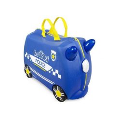 Trunki Radiowóz Percy + Naklejki. Walizki Trunki, bez wzorów, wakacyjne. Za 189,90 zł.