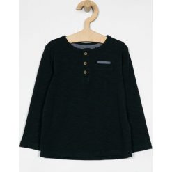Name it - Longsleeve dziecięcy 92-128 cm. Niebieskie t-shirty chłopięce Name it, bez wzorów, z bawełny, z długim rękawem. W wyprzedaży za 29,90 zł.