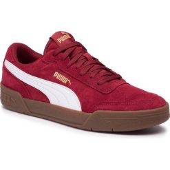 Sneakersy PUMA - Caracal Sd 370304 02 Rhubarb/P.White/P.Team Gold. Czerwone sneakersy męskie Puma, bez zapięcia. Za 269,99 zł.
