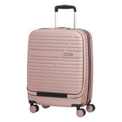 American Tourister Walizka podróżna Aero Racer 55 cm Frontloader różowa. Różowe walizki American Tourister, bez wzorów. W wyprzedaży za 432,00 zł.