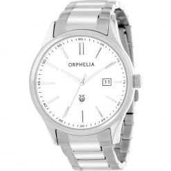 Zegarek kwarcowy w kolorze srebrno-białym. Szare, analogowe zegarki męskie Esprit Watches, ze stali. W wyprzedaży za 181,95 zł.