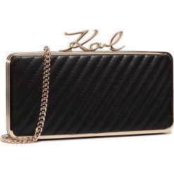 Torebka KARL LAGERFELD - 201W3150 Black. Czarne torebki klasyczne damskie KARL LAGERFELD, bez wzorów, ze skóry, klasyczne, na ramię, bez dodatków. W wyprzedaży za 799,00 zł.