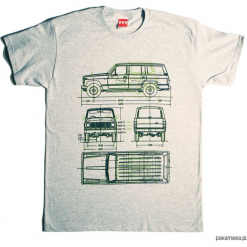 Koszulka NISSAN PATROL GRAY tshirt. Szare koszulki męskie Pakamera, m, bez wzorów, bez kołnierzyka. Za 77,00 zł.