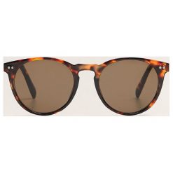 Mango Man - Okulary Porter. Czarne okulary przeciwsłoneczne męskie Mango Man, z tworzywa sztucznego, okrągłe. Za 119,90 zł.