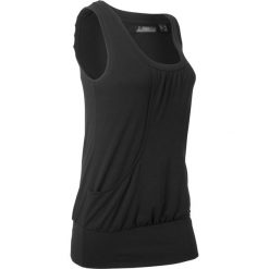 Top sportowy bonprix czarny. Czarne bluzki damskie bonprix, bez wzorów, bez rękawów. Za 54,99 zł.