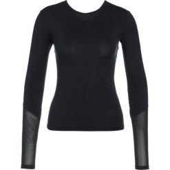 Nike Performance DRY WRAP Koszulka sportowa black/black. Czarne t-shirty damskie Nike Performance, xl, z elastanu, z długim rękawem. W wyprzedaży za 161,10 zł.