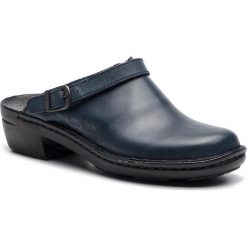 Klapki JOSEF SEIBEL - Betsy 95920 23 540 Abisso. Niebieskie klapki damskie Josef Seibel, bez wzorów, ze skóry, bez obcasa, na obcasie. Za 229,00 zł.