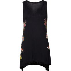 Desigual koszulka bez rękawów damska TS Collette M czarna. Czarne koszulki damskie Desigual, m, bez wzorów, bez kołnierzyka. W wyprzedaży za 174,00 zł.