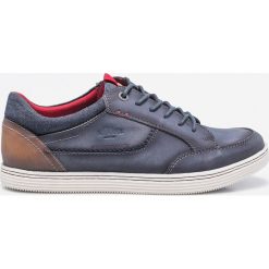 S. Oliver - Buty. Niebieskie buty sportowe męskie marki S.Oliver, ze skóry, na sznurówki. W wyprzedaży za 239,90 zł.