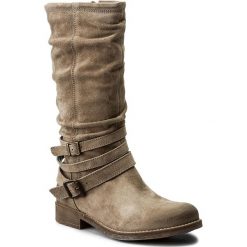 Kozaki TAMARIS - 1-25455-29 Taupe 341. Szare buty zimowe damskie marki Tamaris, z materiału, na sznurówki. W wyprzedaży za 219,00 zł.