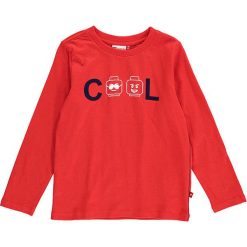 Koszulka "Thomas 311" w kolorze czerwonym. Czerwone t-shirty chłopięce marki LEGO Wear, z aplikacjami, z bawełny, z długim rękawem. W wyprzedaży za 45,95 zł.