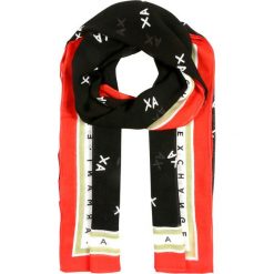 Szaliki damskie: Armani Exchange FOULARD Szal black/white/poppy red