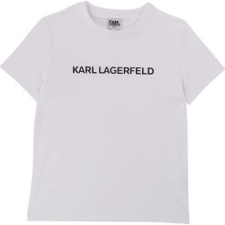 Karl Lagerfeld - T-shirt dziecięcy 162-174 cm. Czerwone t-shirty chłopięce KARL LAGERFELD, z nadrukiem, z bawełny, bez rękawów. Za 169,90 zł.