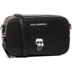 Torebka KARL LAGERFELD - 201W3099 Black. Czarne listonoszki damskie KARL LAGERFELD, bez wzorów, ze skóry, bez dodatków. W wyprzedaży za 629,00 zł.