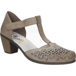CZÓŁENKA RIEKER 40998-62. Szare czółenka damskie marki Rieker. Za 228,99 zł.