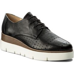 Oxfordy GEOX - D Kattilou A D827PA 00085 C9999 Black. Czarne jazzówki damskie marki Geox, ze skóry. W wyprzedaży za 359,00 zł.