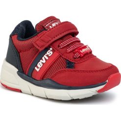 Sneakersy LEVI'S - New Oregon Mini VORE0013S Red 0047. Czerwone trampki chłopięce Levi's®, bez wzorów, ze skóry ekologicznej, na rzepy. Za 189,00 zł.