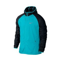 Nike KURTKA RACER, 10 | URUCHOMIENIE | MĘŻCZYZNA | KURTKA | OMEGA NIEBIESKI / CZARNY / ODBLASKOWY SI | L. Niebieskie kurtki sportowe męskie Nike, m, bez wzorów, bez kaptura, na fitness i siłownię. W wyprzedaży za 222,01 zł.
