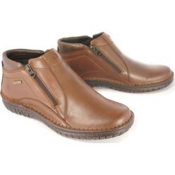 KRISBUT 6335-6-3 brąz, botki męskie. Botki męskie Krisbut, bez zapięcia. Za 319,90 zł.