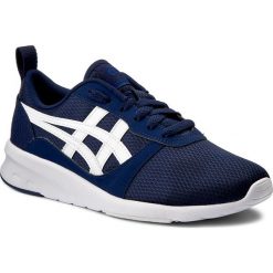 Sneakersy ASICS - TIGER Lyte-Jogger H7G1N Indigo Blue/White 4901. Niebieskie półbuty damskie Asics, ze skóry ekologicznej. W wyprzedaży za 199,00 zł.