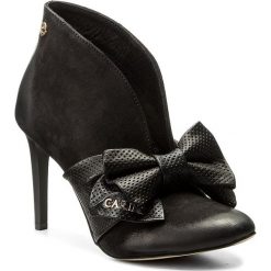 Szpilki CARINII - B4122 360-E50-000-A92. Czarne buty zimowe damskie marki Carinii, z materiału. W wyprzedaży za 199,00 zł.