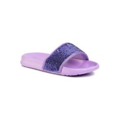 Nelli Blu CP50-8650 Fioletowy. Fioletowe klapki dziewczęce Nelli Blu, z syntetyku. Za 39,99 zł.