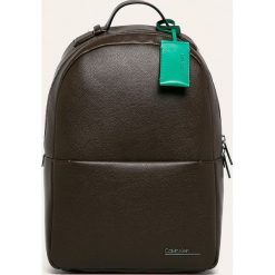Calvin Klein - Plecak. Czarne plecaki męskie Calvin Klein, bez wzorów, ze skóry ekologicznej. Za 699,90 zł.