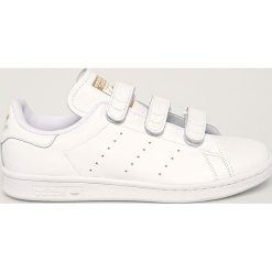 Adidas Originals - Buty skórzane Stan Smith. Białe sneakersy męskie adidas Originals, z okrągłym noskiem, bez zapięcia. W wyprzedaży za 299,90 zł.
