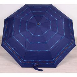 Parasol składany DOPPLER PA133 granatowy. Niebieskie parasole DOPPLER, bez wzorów. Za 69,99 zł.