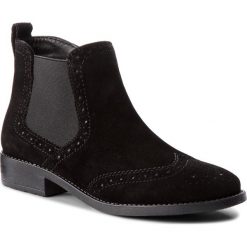 Botki TAMARIS - 1-25493-21 Black 001. Czarne botki damskie skórzane marki Tamaris, na obcasie. Za 249,90 zł.