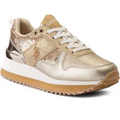 Sneakersy damskie: Sneakersy U.S. POLO ASSN. – Tabitha FRIDA4042S8/TY1 Glitter Gold