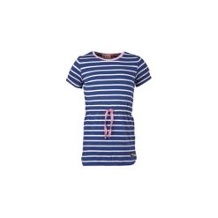Lego Wear Duplo Girls Sukienka DAIMI 403 adventure blue - niebieski. Niebieskie sukienki niemowlęce marki LEGO Wear, w kolorowe wzory, z bawełny, z krótkim rękawem, krótkie, mini. Za 79,00 zł.