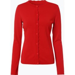 Marc Cain Collections - Kardigan damski, czerwony. Czerwone swetry damskie Marc Cain Collections, bez wzorów, bez rękawów, bez kaptura. Za 699,95 zł.