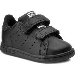 Buty adidas - Stan Smith Cf I BZ0524 Cblack/Cblack/Ftwwht. Czarne półbuty dziewczęce Adidas, z paskami. W wyprzedaży za 169,00 zł.