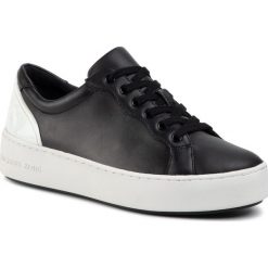 Sneakersy MICHAEL MICHAEL KORS - Khloe Lace Up 43F9KLFS3L Black. Czarne półbuty damskie MICHAEL Michael Kors, bez wzorów, ze skóry, bez obcasa, na płaskiej podeszwie, bez zapięcia. Za 649,00 zł.