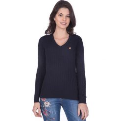 Swetry klasyczne damskie: Sweter „Gullane” w kolorze granatowym