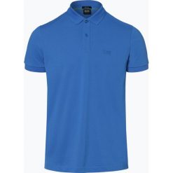 BOSS Athleisure - Męska koszulka polo – Piro, niebieski. Niebieskie koszulki męskie BOSS Athleisure, m, bez wzorów, z bawełny, klasyczne, bez rękawów. Za 349,95 zł.