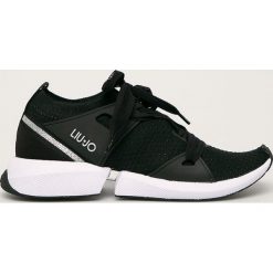 Liu Jo - Buty. Czarne buty sportowe damskie Liu Jo, bez wzorów, z gumy, sportowe. W wyprzedaży za 399,90 zł.