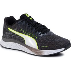 Buty PUMA - Speed Sutamina 192513 09 Black/Casterock/Yellow/Wht. Czarne buty sportowe damskie Puma, bez wzorów, z tworzywa sztucznego, sportowe, do biegania. Za 469,99 zł.