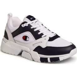 Sneakersy CHAMPION - Lander Mesh S21288-S20- BS501 Nny/Wht. Białe sneakersy męskie Champion, bez zapięcia. W wyprzedaży za 299,00 zł.