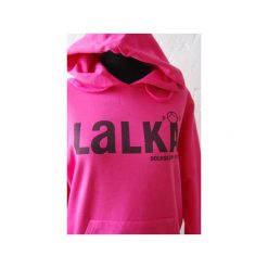 Lalka. Różowe bluzy damskie marki Kurdemol, z dresówki, bez kaptura. Za 169,00 zł.