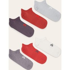 Under Armour - Skarpetki (6-pack). Czerwone rajstopy damskie Under Armour, bez wzorów. Za 79,90 zł.