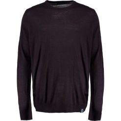 Swetry klasyczne męskie: BAD RHINO CREW REGULAR FIT Sweter plum