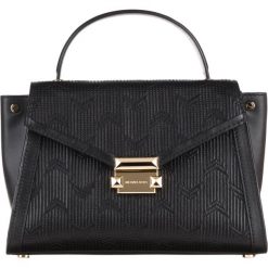 Michael Kors Whitney Medium Torebka Czarny. Czarne torebki klasyczne damskie Michael Kors, w paski, ze skóry, bez dodatków. Za 1567,95 zł.