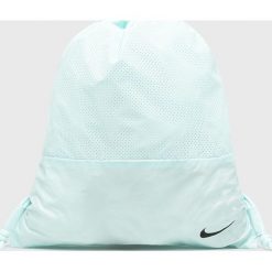 Nike - Plecak. Niebieskie plecaki damskie Nike, bez wzorów, z poliesteru. W wyprzedaży za 49,90 zł.