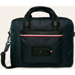 Tommy Hilfiger - Torba. Niebieskie torby męskie skórzane TOMMY HILFIGER, w paski, z poliesteru. W wyprzedaży za 479,90 zł.